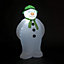 The Snowman Inflatable Figure Air Blown LED Decoration Garden Outdoor Christmas Xmas 120cm