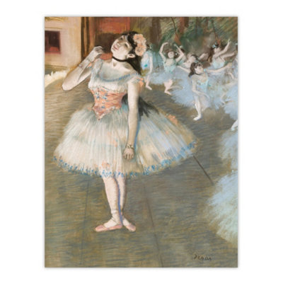 The Star Ballet Dancer Portrait Degas Vintage Wall Art Poster