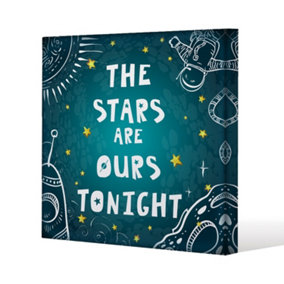 The Stars are Ours Tonight (Canvas Print) / 114 x 114 x 4cm