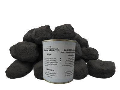 The Stove Wizard 10 Extra Small Replacement Gas Fire Coals & 500ml High ...