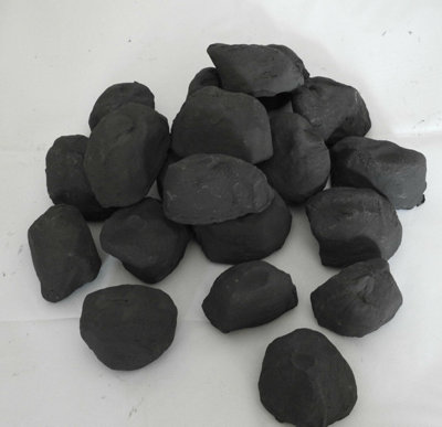 The Stove Wizard 20 Random Oval Cast Gas Fire Replacement Coals 40mm to 70mm