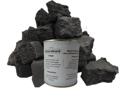 The Stove Wizard 20 Random Replacement Gas Fire Coals & 500ml High ...