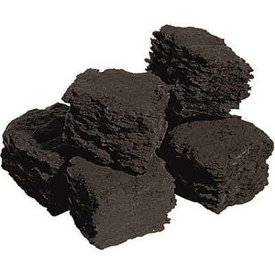 The Stove Wizard 20 Small Square Gas Fire Replacement Coals  35mm Square