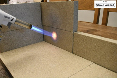 The Stove Wizard Firebrick Fire Board Heat Proof Brick Vermiculite ...