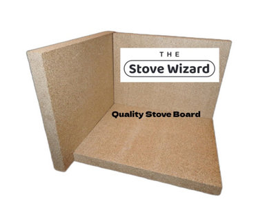 The Stove Wizard Firebrick Fire Board Heat Proof Brick Vermiculite ...