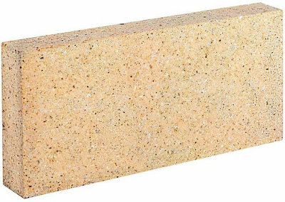 The Stove Wizard Large Replacement Vermiculite Fire Bricks For Stoves Wood Log burners Pizza Oven 12"x 4.5"x 1"