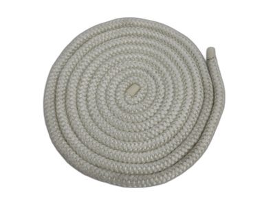 The Stove Wizard White Stove Rope 6mm x 4m Long with Seal End Tape ...