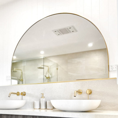 The Style Haus Gold Arch Wall Mirror H1000 x W1W500mm