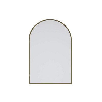 The Style Haus Gold Arch Wall Mirror H760 x W500mm