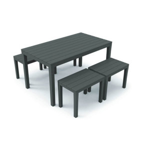 The Timor 4 seat Bench & table set