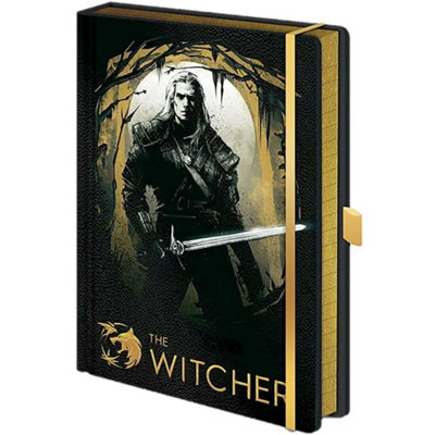 The Witcher Forest Hunt A5 Notebook Black/Gold/Grey (One Size)