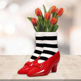 The Wizard of Oz Red Slippers Tabletop Vase