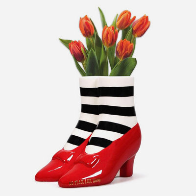 The Wizard of Oz Red Slippers Tabletop Vase