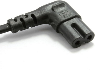 TheBigShip 3M UK 3 Pin Plug to C7 Figure 8 Power Cable Lead - Mains Power Cord for TV, Laptop, Printer, Monitor, PS3, DVD
