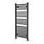 Theo Anthracite Double Heated Towel Rail - 1200x500mm