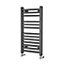 Theo Anthracite Double Heated Towel Rail - 800x400mm