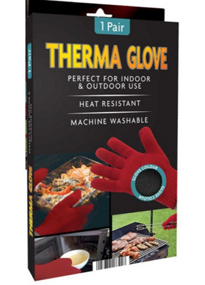 Therma Glove Heat Resistant 1 Pair Red