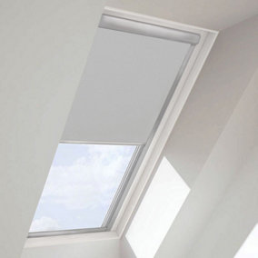 Thermal Blackout Skylight Roller Blinds Suitable For Velux Roof Windows(G Codes)Flint101