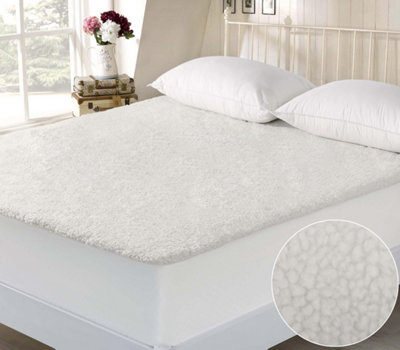 Thermal Warm White Sherpa Fleece Blanket Faux Fur