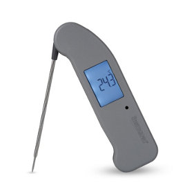 Thermapen ONE Instant-Read Thermometer Food Thermometer - for Cooking, BBQ, Water, Meat, Milk - 5 Year Guarantee - Grey