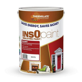 Thermilate InsoPaint Advance Energy Saving Paint Thermal Reflective Paint 5L Exterior Masonry Swiss Coffee
