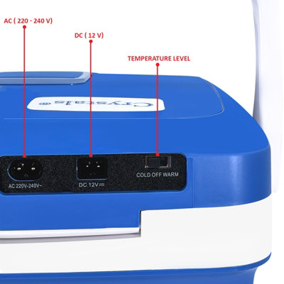 Electric cooler＆warmer TWINBIRD Zxqiang Car Refrigerator,2 in 1 Mini Fridge Cooler and Warmer
