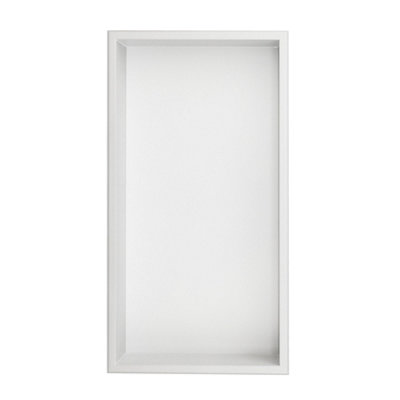 Thermopanel 304 Stainless Steel Recess Shower Niche - White (610 x 305 x 103mm)