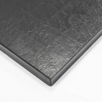 Thermopanel SMC Slate Effect Shower Tray - Black - 1600 x 900mm