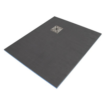Thermopanel Wet Room Shower Tray Former with Corner Drain - 1000 x 1000 ...