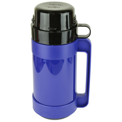 Thermos 500ml Green Mondial Glass Vacuum Insulated Hot Cold Travel Bottle Flask - 8