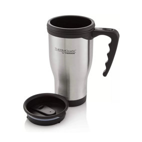 Thermos Insulated Travel Mug Stainless Steel Thermal Tea Coffee 400ml