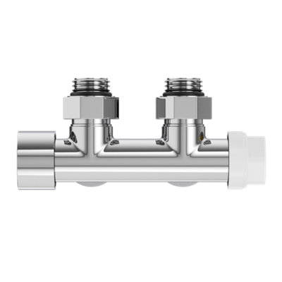 Thermostatic Radiator Valve Granitan PEX Set Brass Head 1 2 Chrome