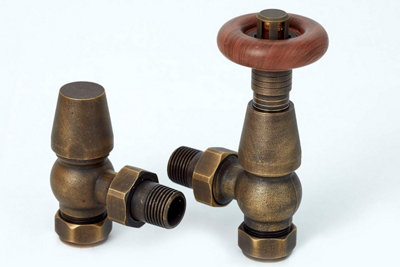 Thermostatic Radiator Valves, Traditional Design 1/2 inches x 15mm ...