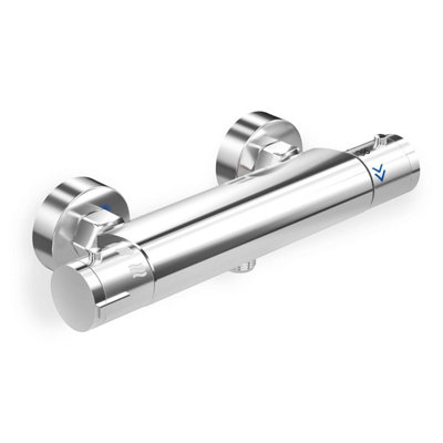 Thermostatic Shower Mixer Bar Single Lever Exposed Bath Valve Anti ...