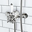Thermostatic Traditional Exposed Shower Mixer Valve - 135mm to 160mm Centres