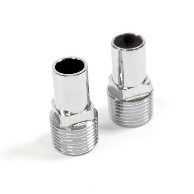 Thermostatic TRV Corner White Radiator Valves 1-2