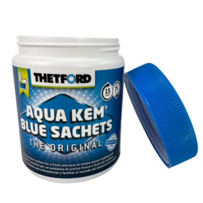 Thetford Aqua Kem Chemical Toilet Blue Bags 15 Sachets - 5
