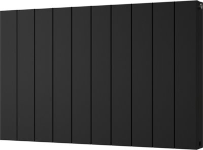 Thetford - Black Horizontal Radiator H600mm x W936mm Smooth