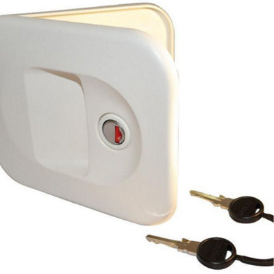 Thetford Cassette Toilet Water Fill Door with Lock Zadi Keys