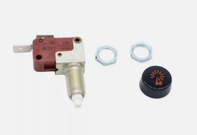 Thetford Ignition Switch ButtonSSPA0384c/w Threaded pole , Button and Fixing nuts