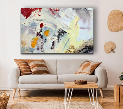 Thick Paint Applied Canvas Print Wall Art - Medium 20 x 32 Inches