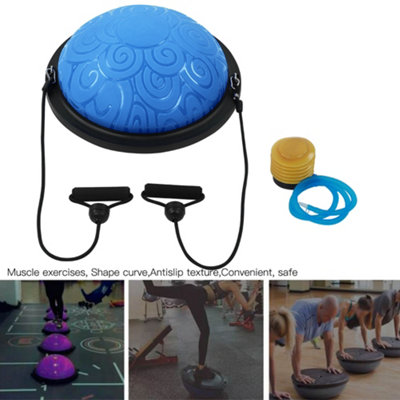 Thickened Balancing Half Ball Trainer for Yoga and Pilates - Blue ...