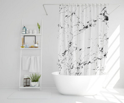 Thin Black Marble (Shower Curtain) / Default Title Price Comparisons | Compare The Build