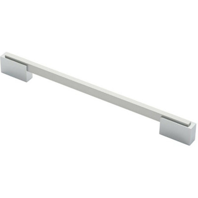 Thin Rectangular Bar with Recessed Plinths 224mm Centres Polished Satin Chrome Price Comparisons | Compare The Build