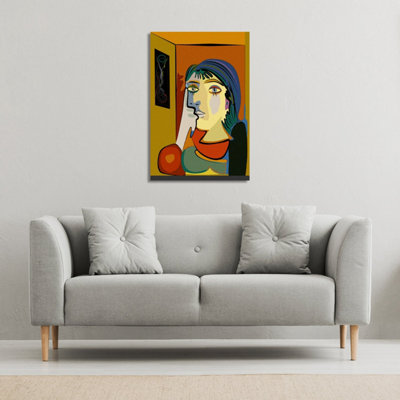 thinking woman (Canvas Print) / 127 x 101 x 4cm