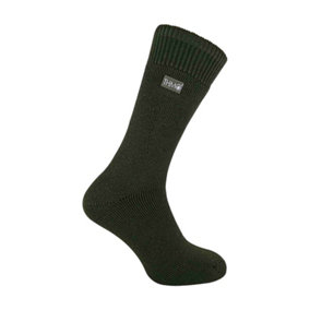 THMO - 1 Pair Mens Thermal Socks 6-11 Green