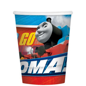Thomas & Friends Disposable Cup (Pack of 8) Red/Blue (One Size)