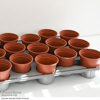Thompson & Morgan Garden Durable 1 x Shuttle Tray 18 Pots: Simplify Plant Transport, Reusable for Seedlings & Plug Growth