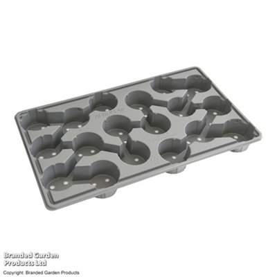 Thompson & Morgan Garden Durable 1 x Shuttle Tray 18 Pots: Simplify Plant Transport, Reusable for Seedlings & Plug Growth