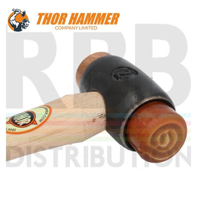 Thor 03-214 214 Copper / Hide Hammer Size 3 (44mm) 1600g THO214 - 4
